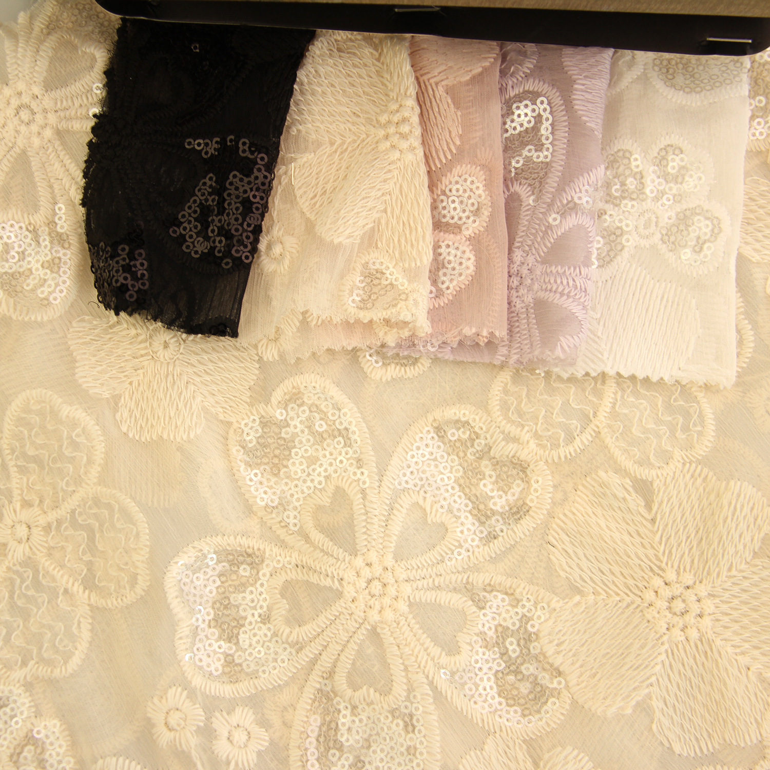 embroidery bridal laces fabrics