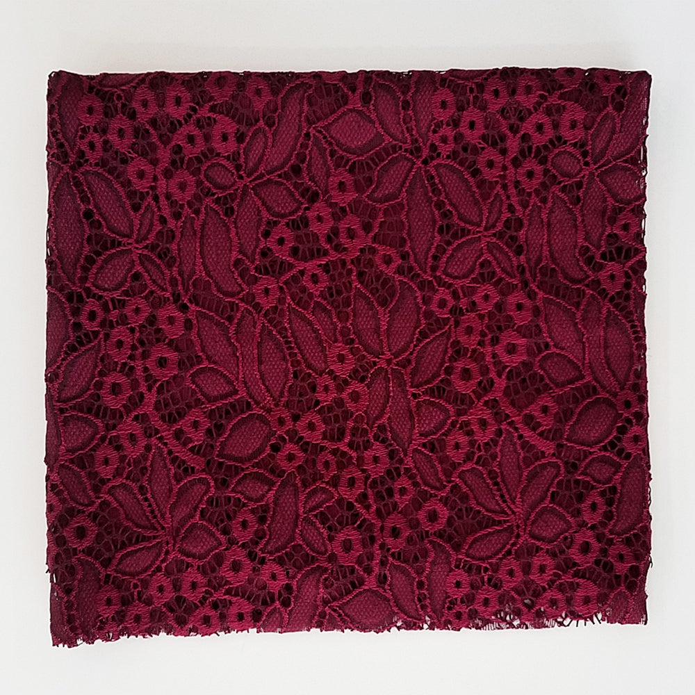 strech lace 3D flower design