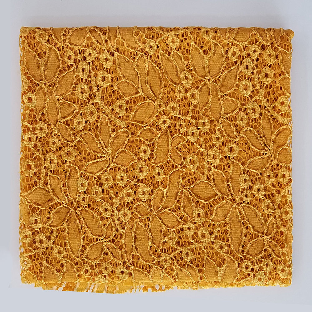 strech lace 3D flower design