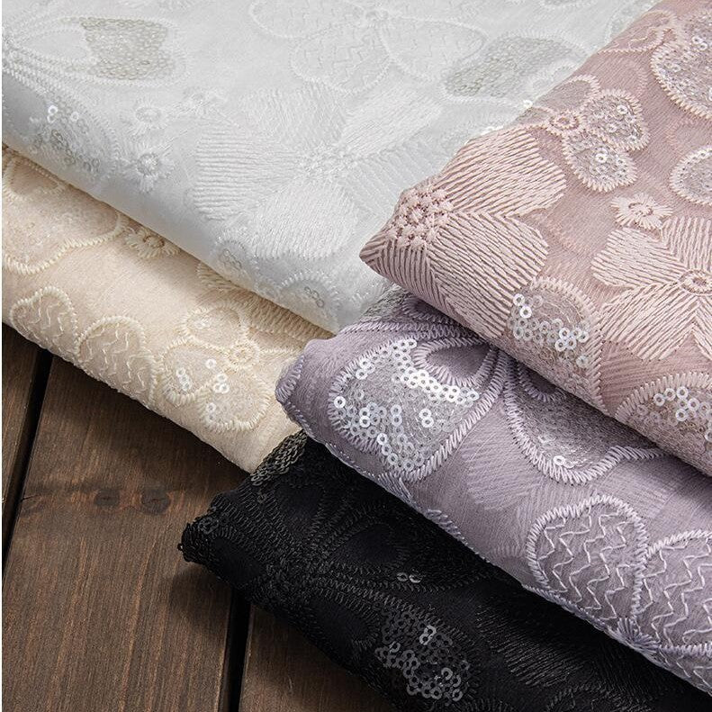 embroidery bridal laces fabrics