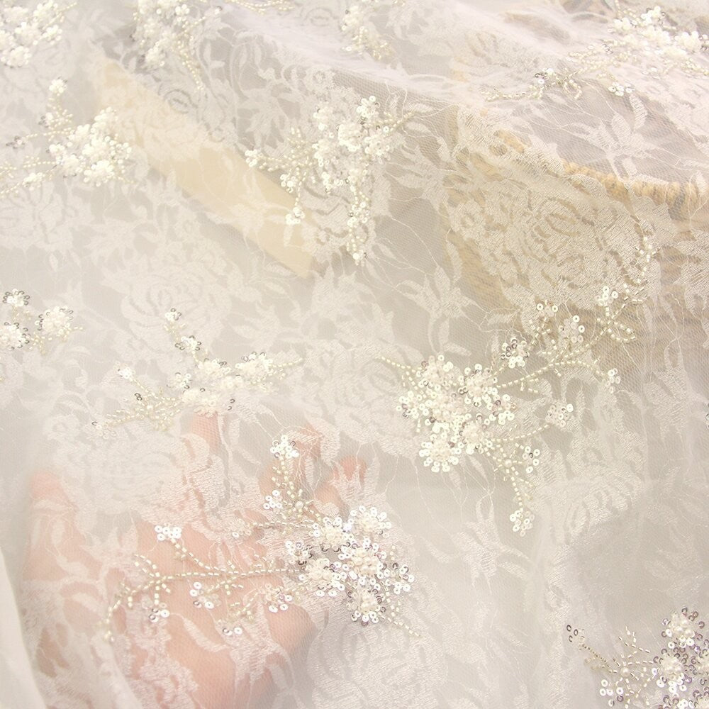 embroidery flower fabric